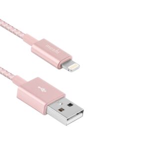 Moshi USB to Lightning Cable Rose Gold 1.2m Moshi USB to Lightning Cable Rose Gold 1.2m